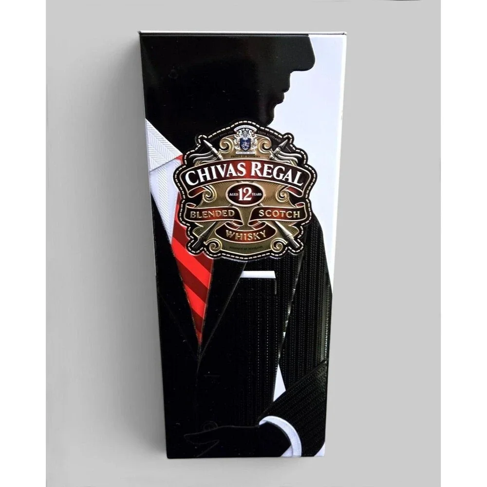 Chivas Regal Blended Scotch Whisky Made for Gentlemen Ltd Edition Tin Empty 2013